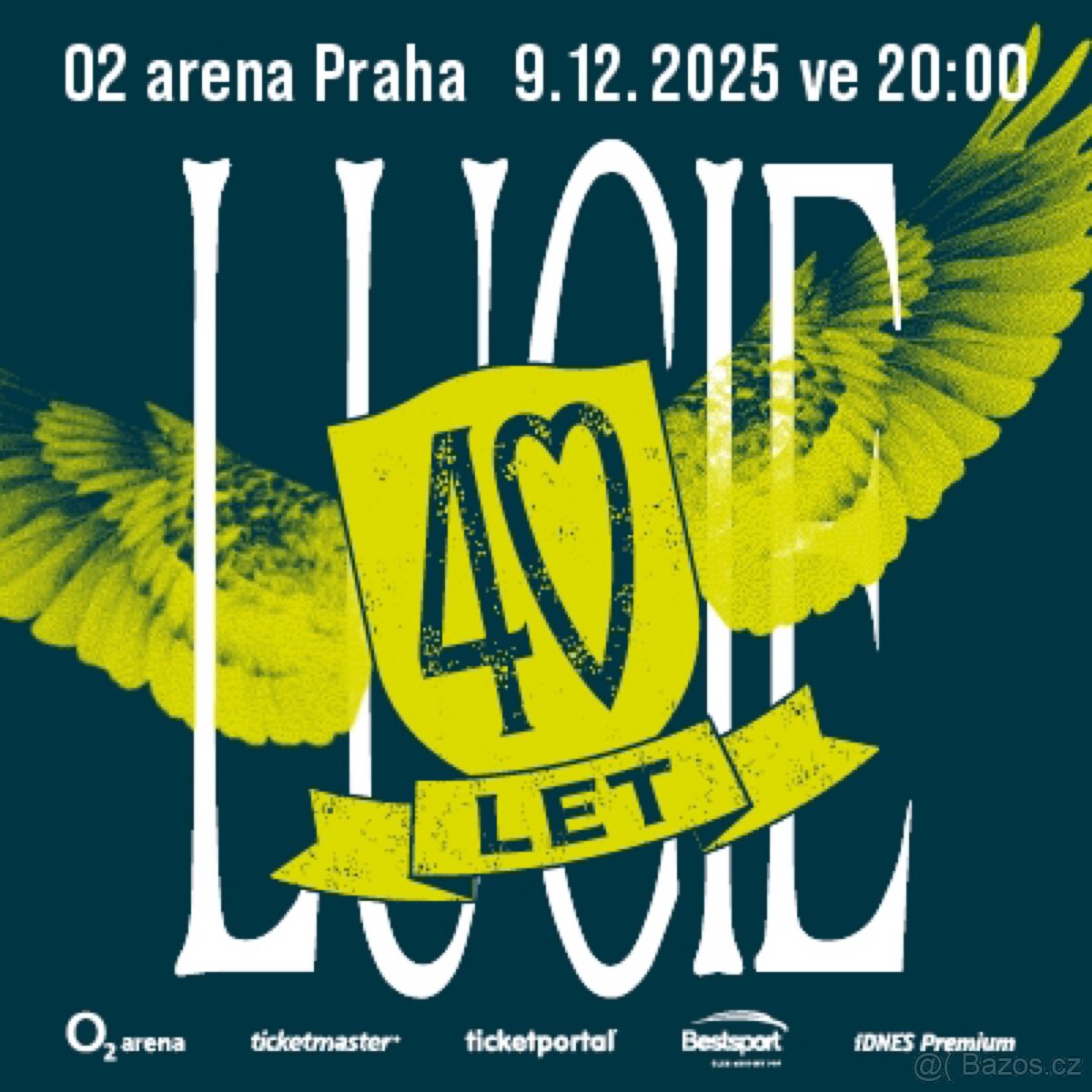 LUCIE 40 Let O2 Arena VIP Klubové patro