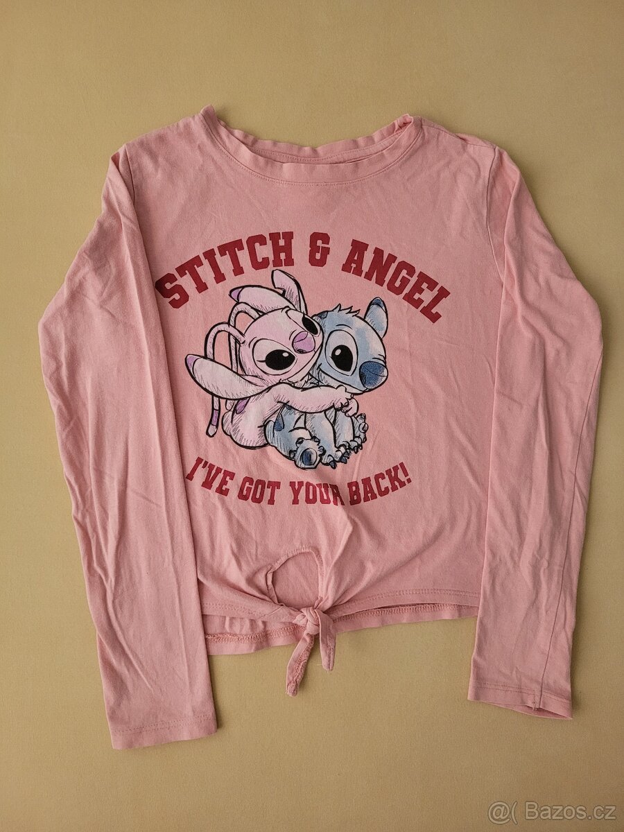 Crop top tričko Stitch, v. 134/140