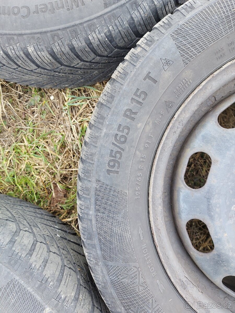 Pneu s disky 195/65/15