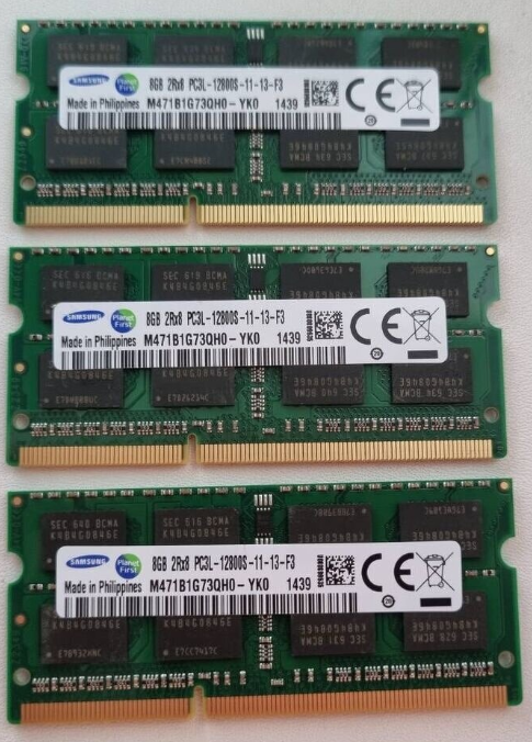 Predám RAM pamäte do notebookov DDR3L - 8GB