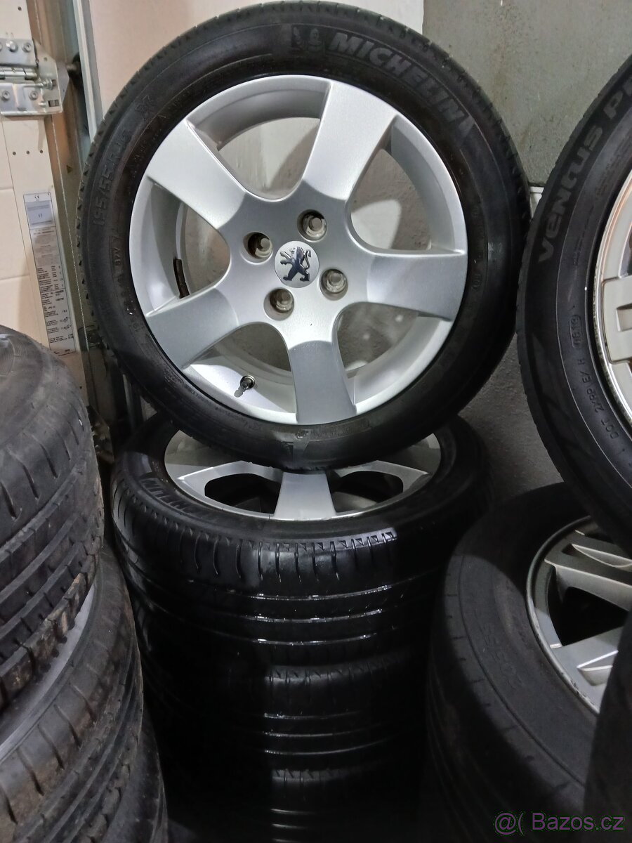 SADA LETNÍCH KOL ORIGINÁL PEUGEOT 4X108 R16