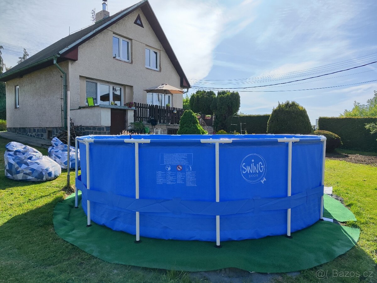 NOVÝ BAZÉN včetně nové pískové filtrace a nové schůdky