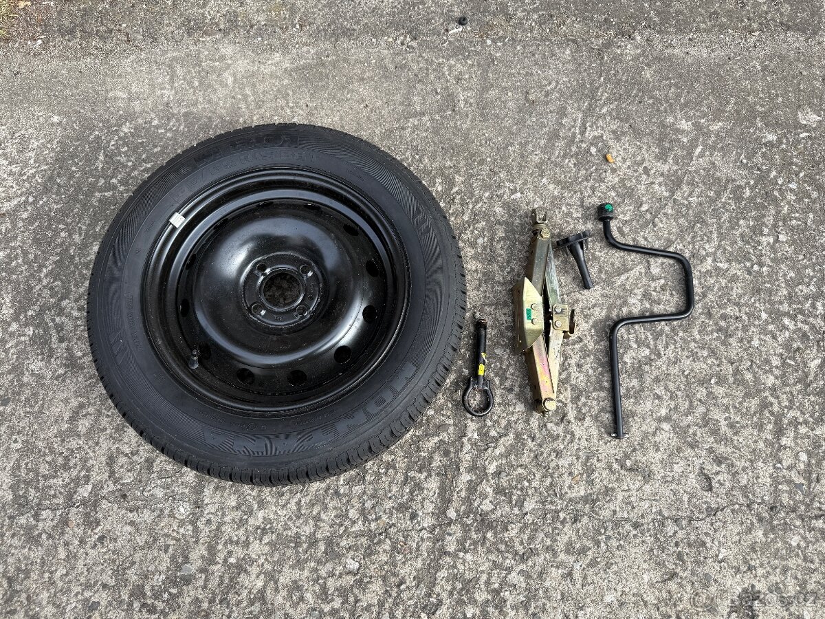 Nová Rezerva Dacia Renault - 185/65/15 - 4x100 - zvedák