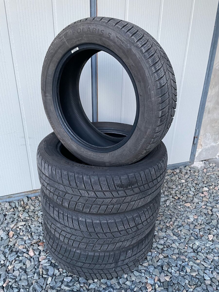 4x zimní zánovní pneu Barum Polaris 5 215/55 R17