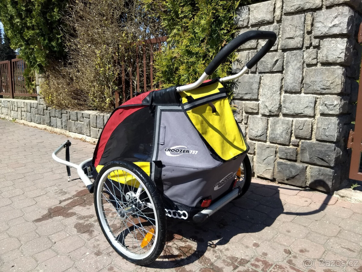 vozík za kolo - Croozer 737 - včetně odpružení a clony