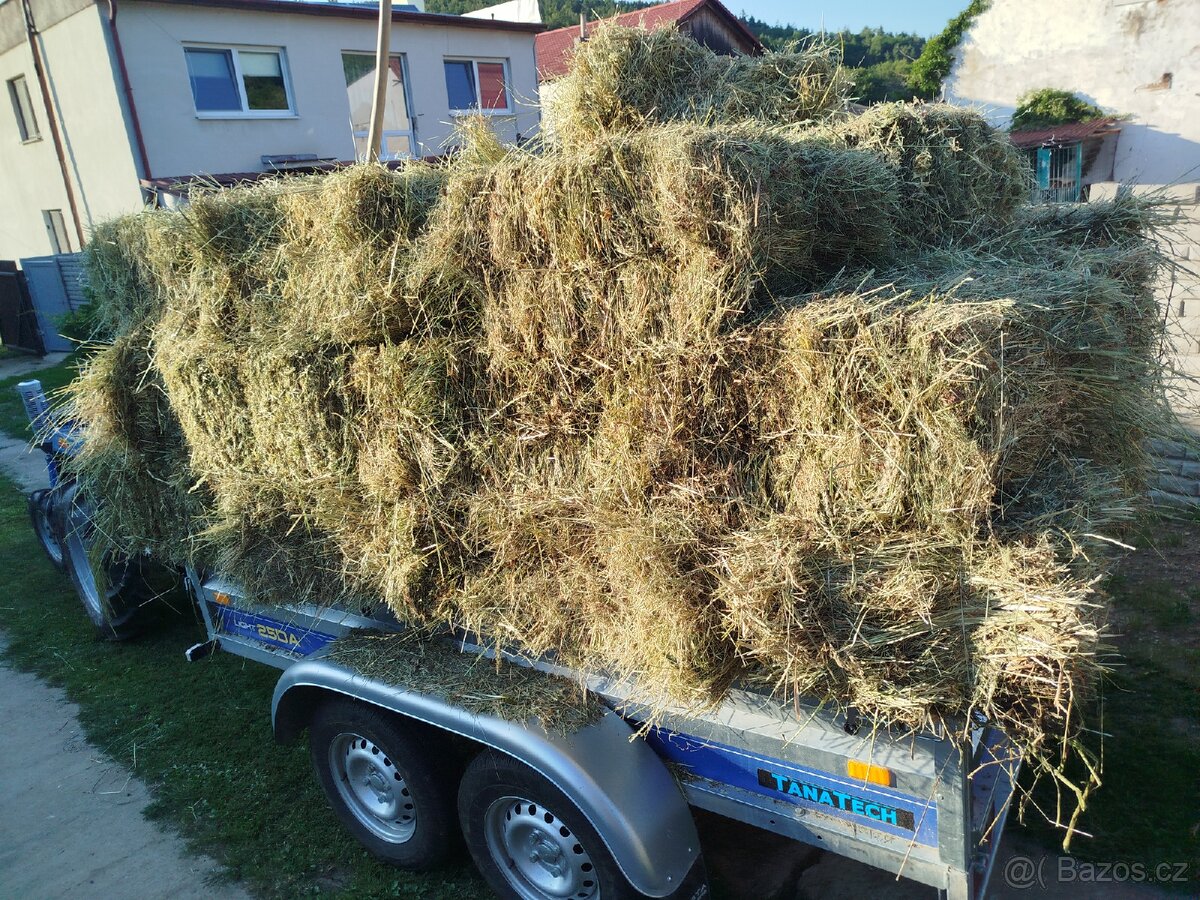 Seno, malé balíky
