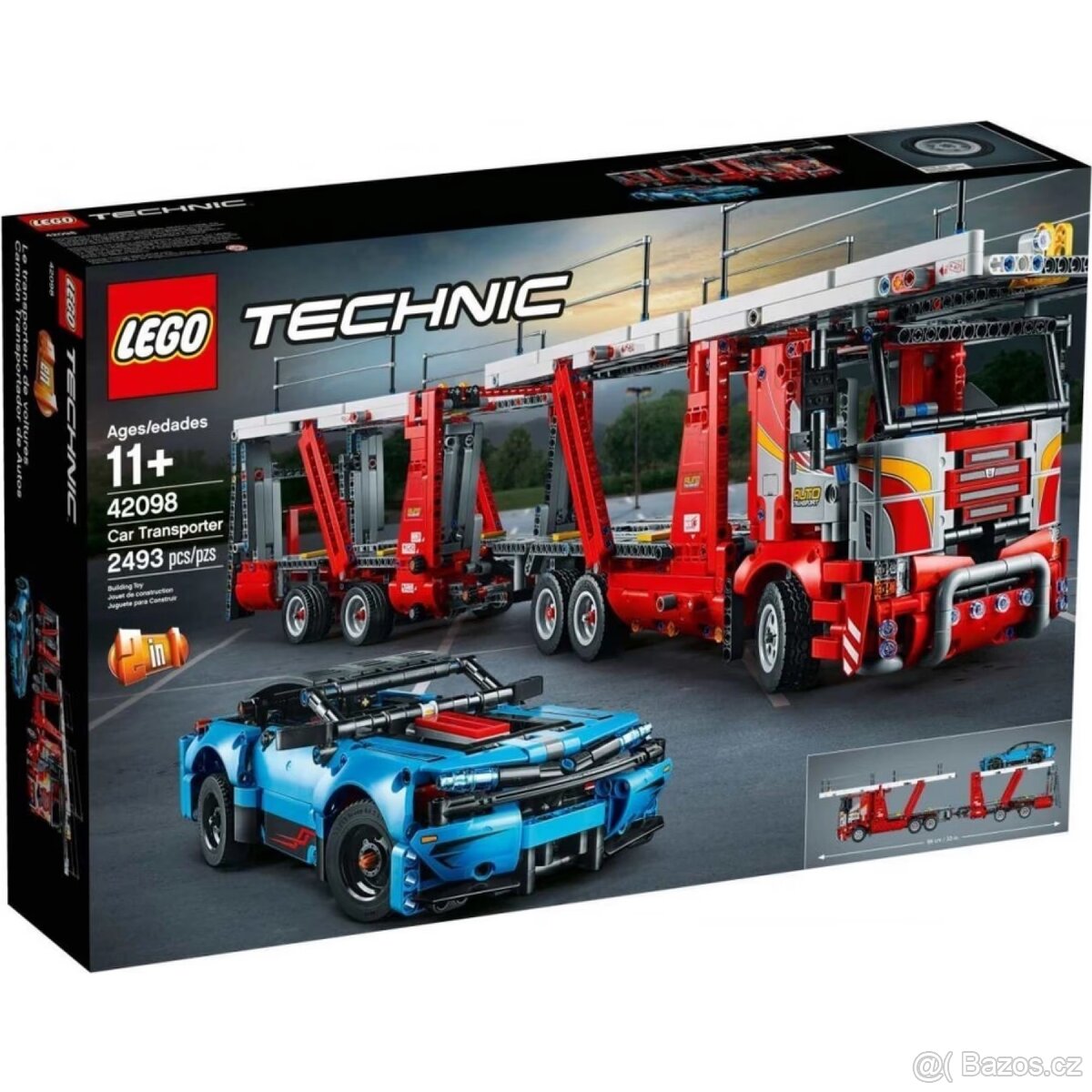 LEGO Technic 42098 - Kamion pro přepravu aut