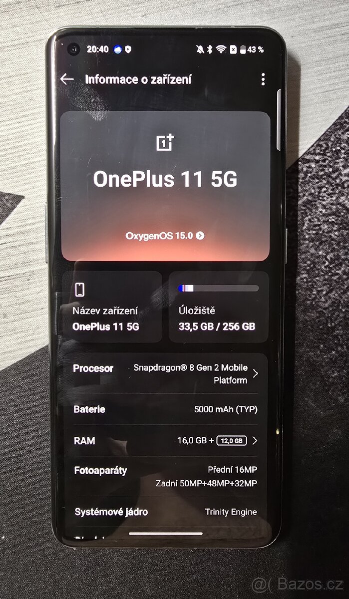 📱 OnePlus 11 5G – 256 GB – zelený