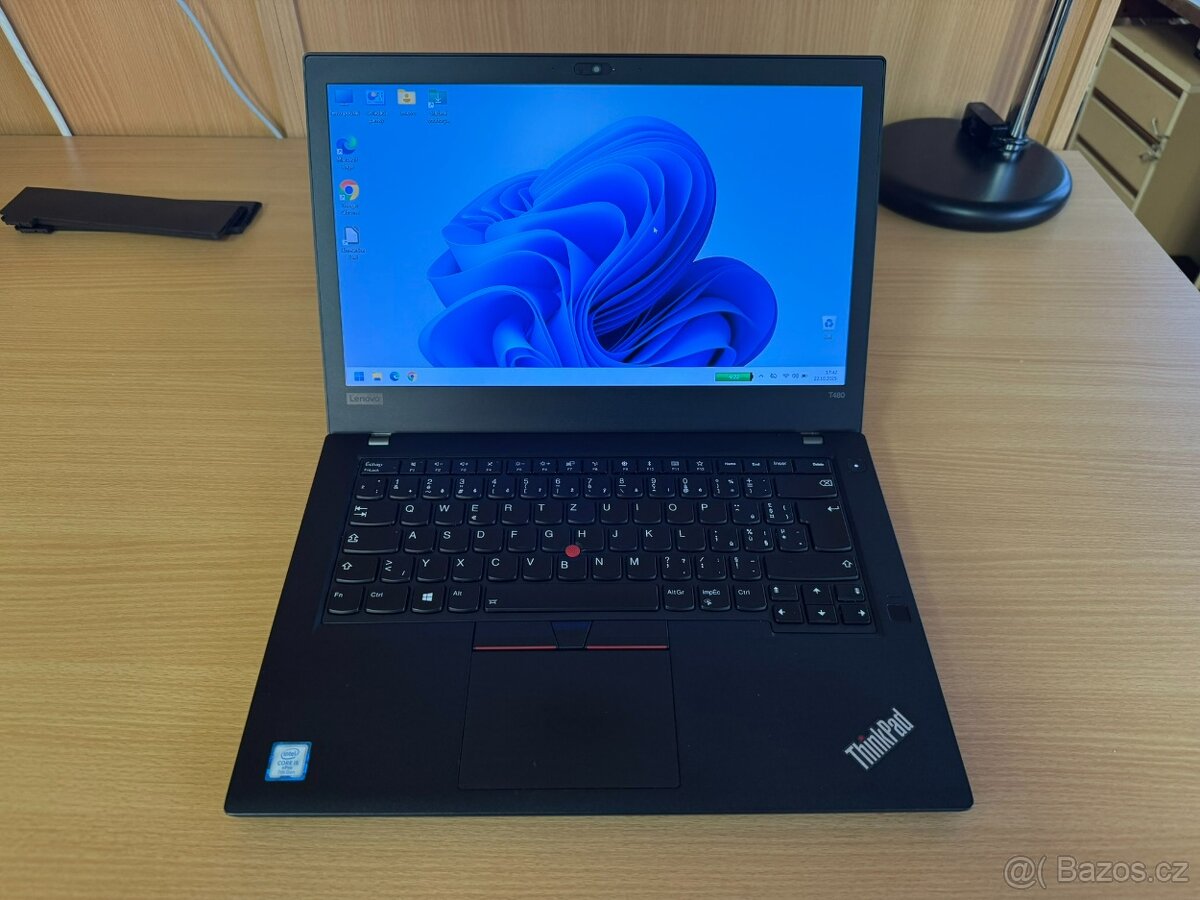 Lenovo Thinkpad T480, SSD disk, Windows 11, záruka
