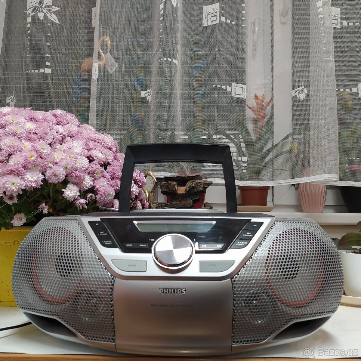 Rádio. CD. USB.  PHILIPS. Cena500