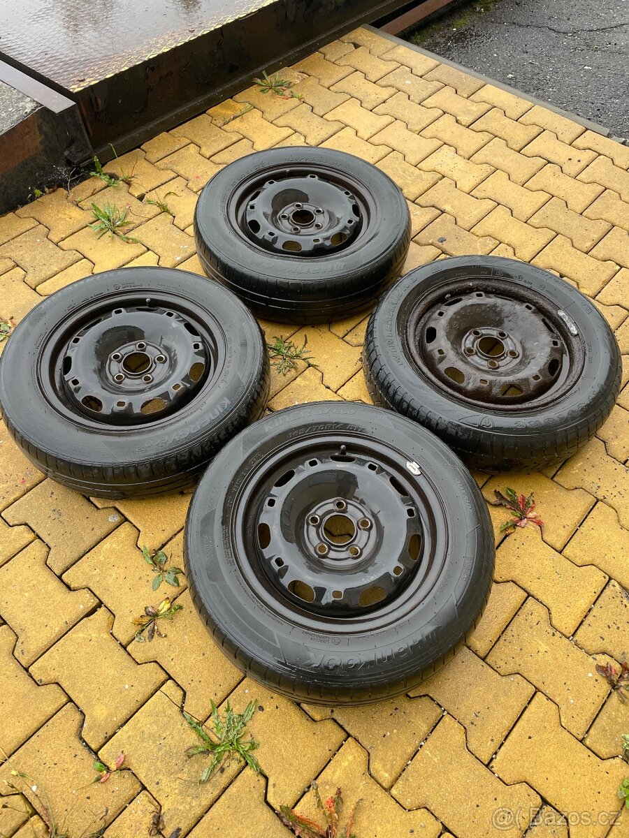 Plechová kola 5x100 R14, 165/70/14