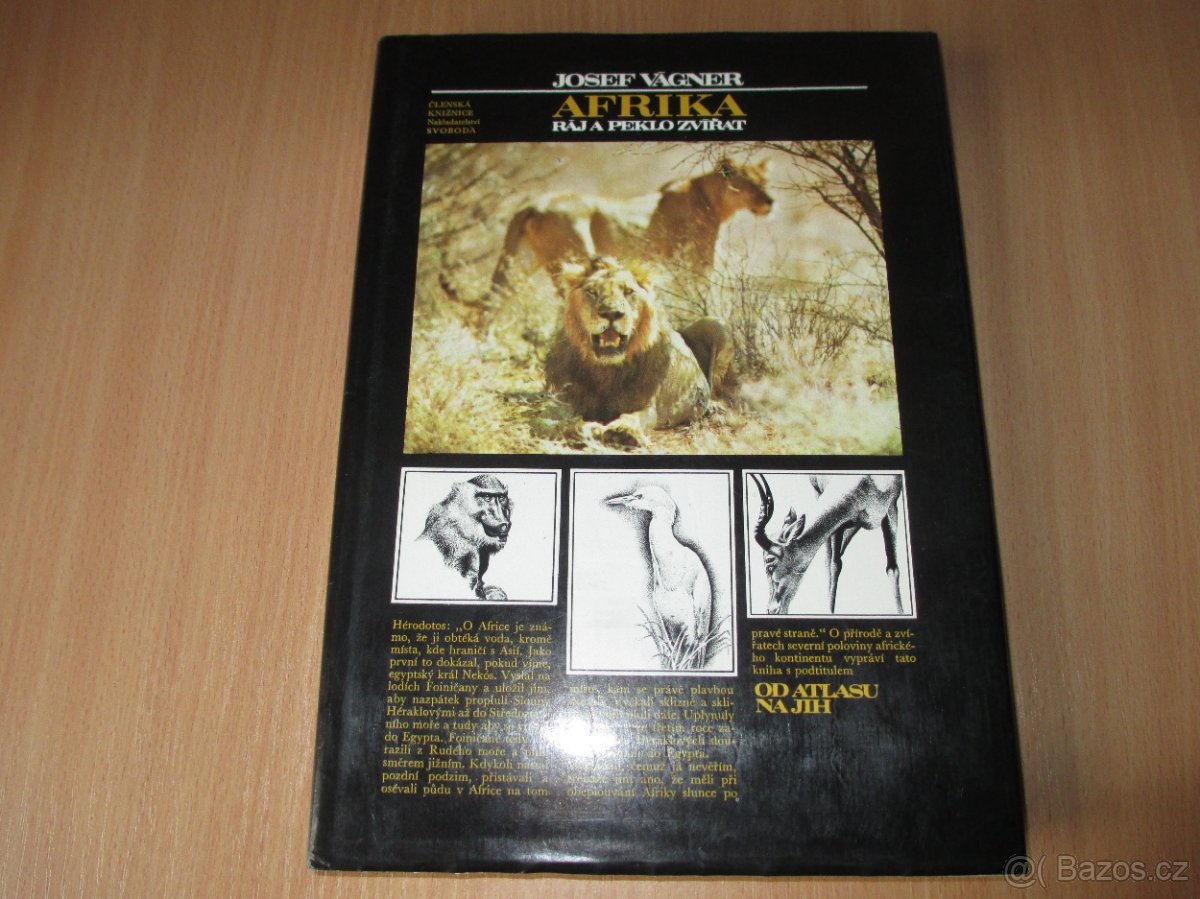 Knihy o zvířatech, houby, příroda, Nový svět