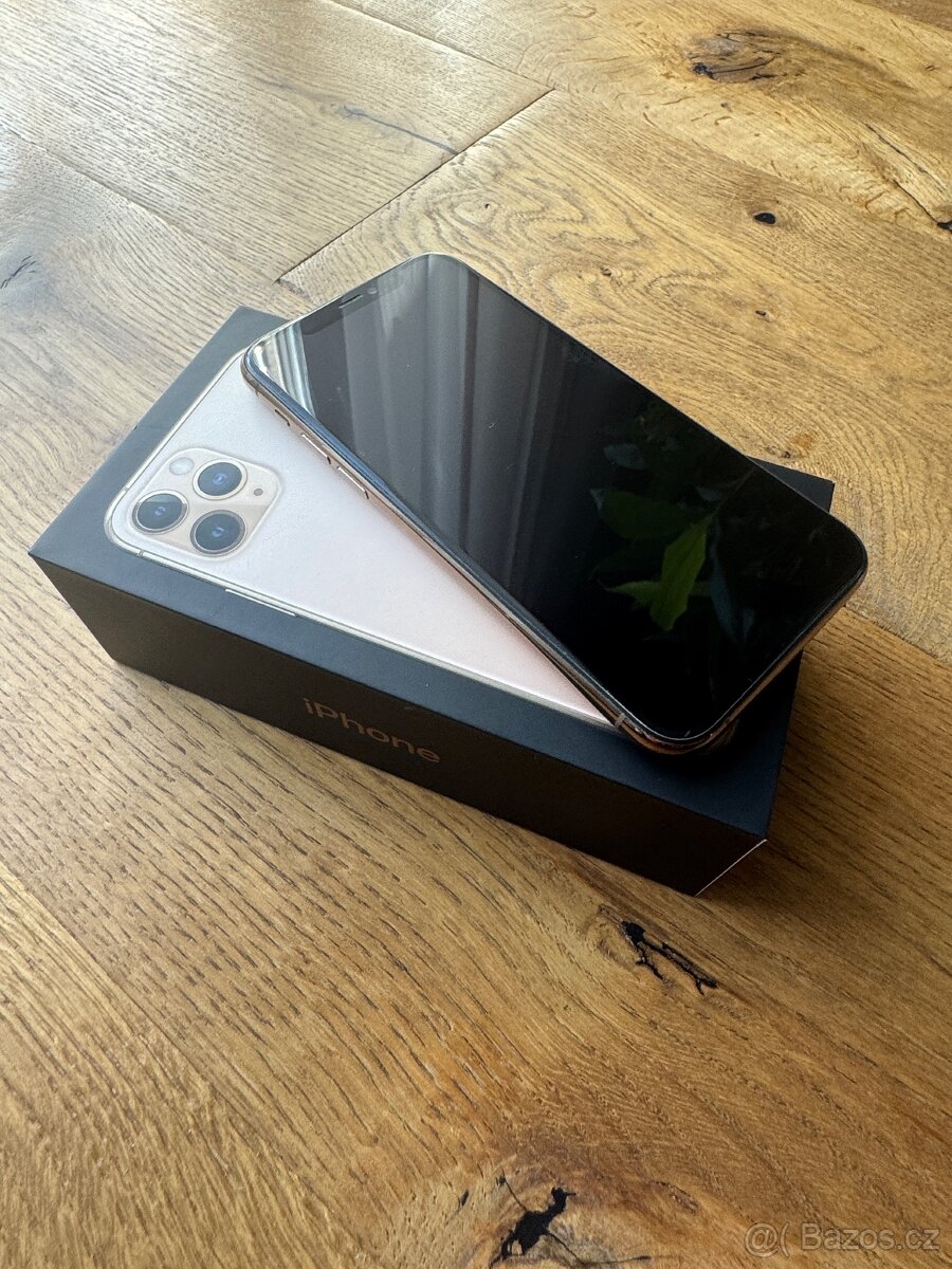 Apple iPhone 11 Pro 256 GB – Gold, top stav + luxusní pouzd