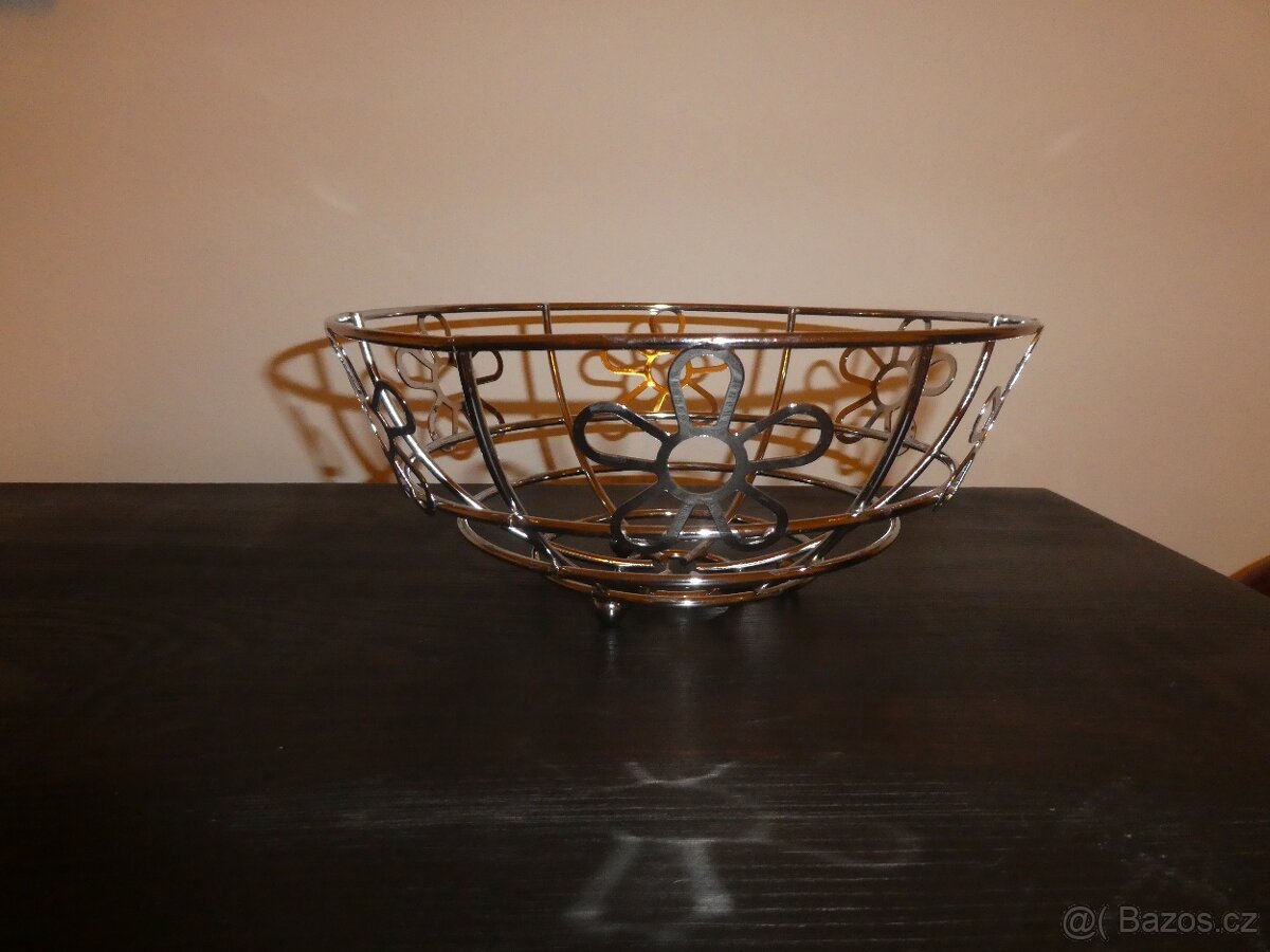 Košík na ovoce kovový 23,5 cm