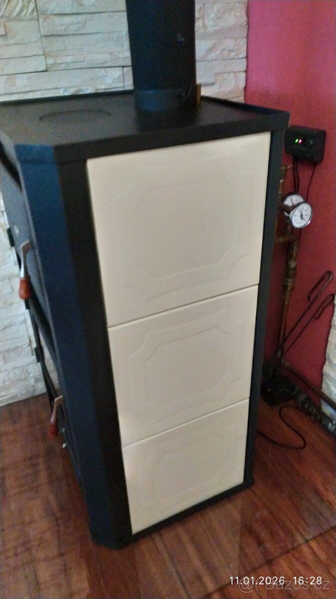 Krbová kamna z výměníkem