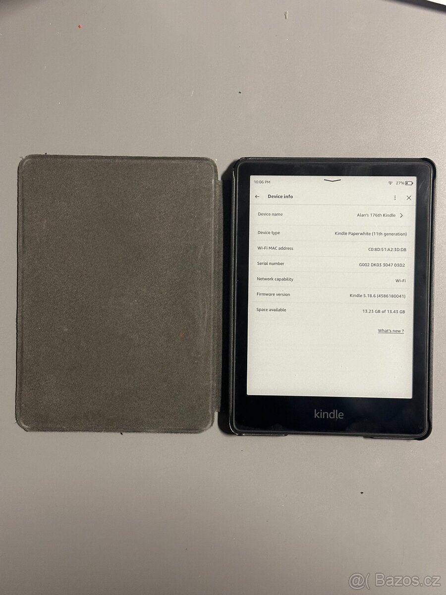 Čtečka Amazon Kindle Paperwhite 11. gen 16GB + obal