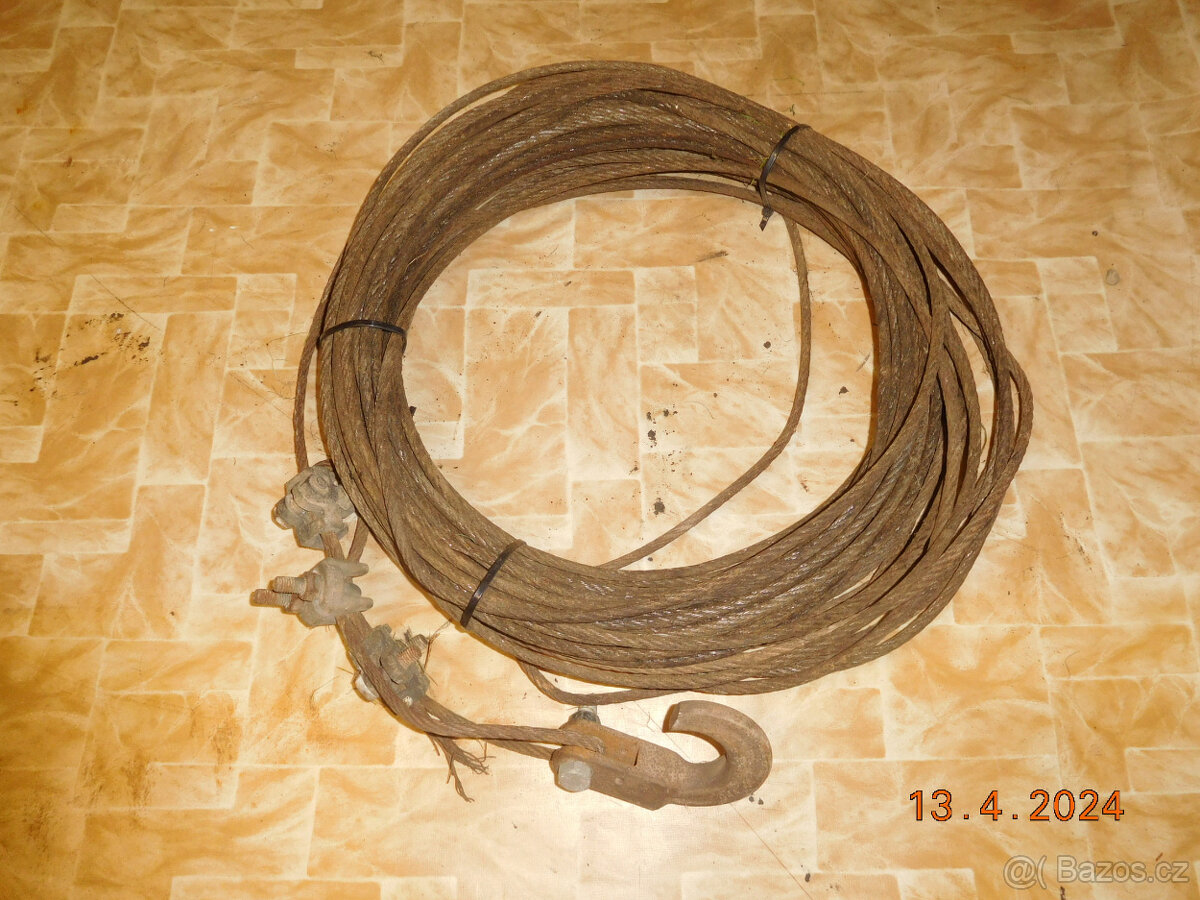 ocelové lano 40m