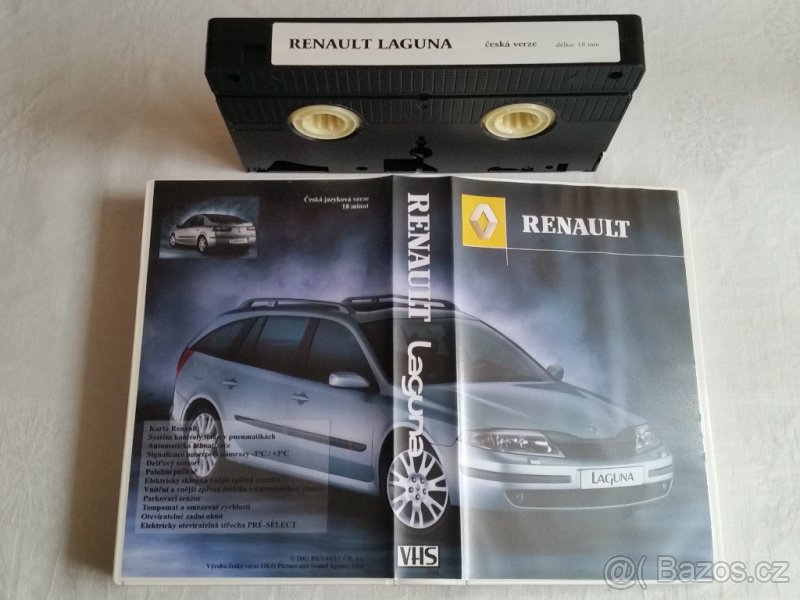 prezentační VHS kazeta Renault Laguna II.