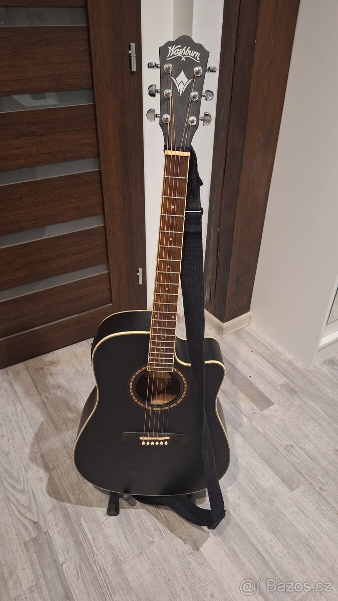 Elektroakustická kytara Washburn WD7SCE-BM