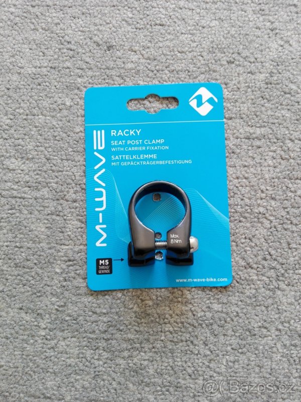 Prodám objímku sedlovky M-Wave Al 31,8mm se závity pro nosič