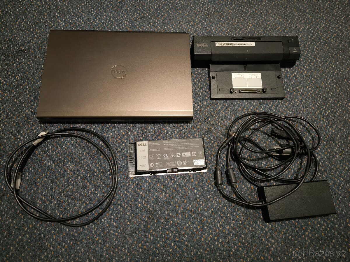 Notebook Dell Precision M4800 + baterie + dock + HDMI