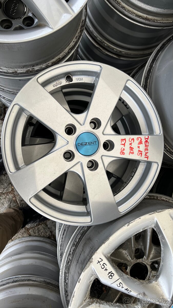 6.5x15 , 5x112 , et38 Dezent