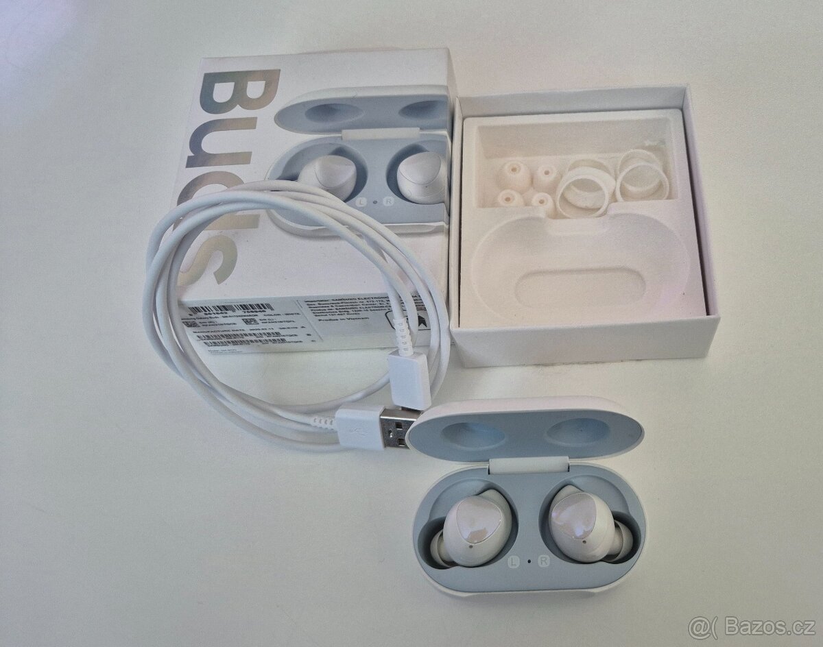 Samsung Galaxy Buds bezdrátová sluchátka, Bílá