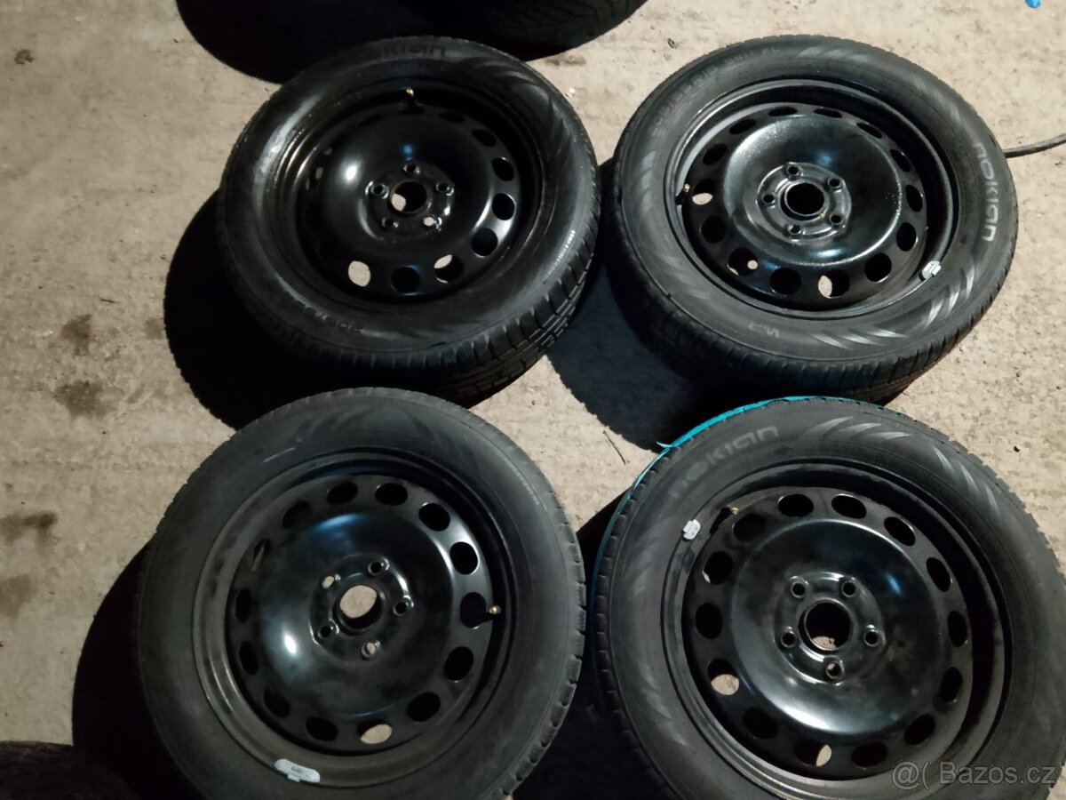 Kola 6x16 et50 5x112 Škoda,VW,Seat,Audi+zimní pneu 205/55/16