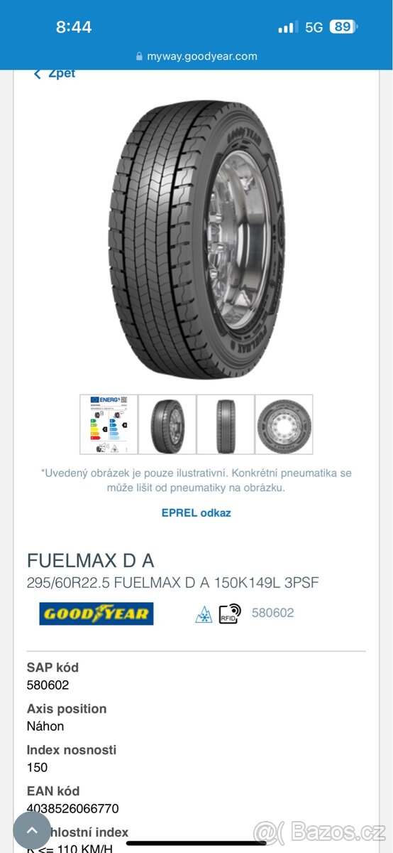 295/60 R22,5