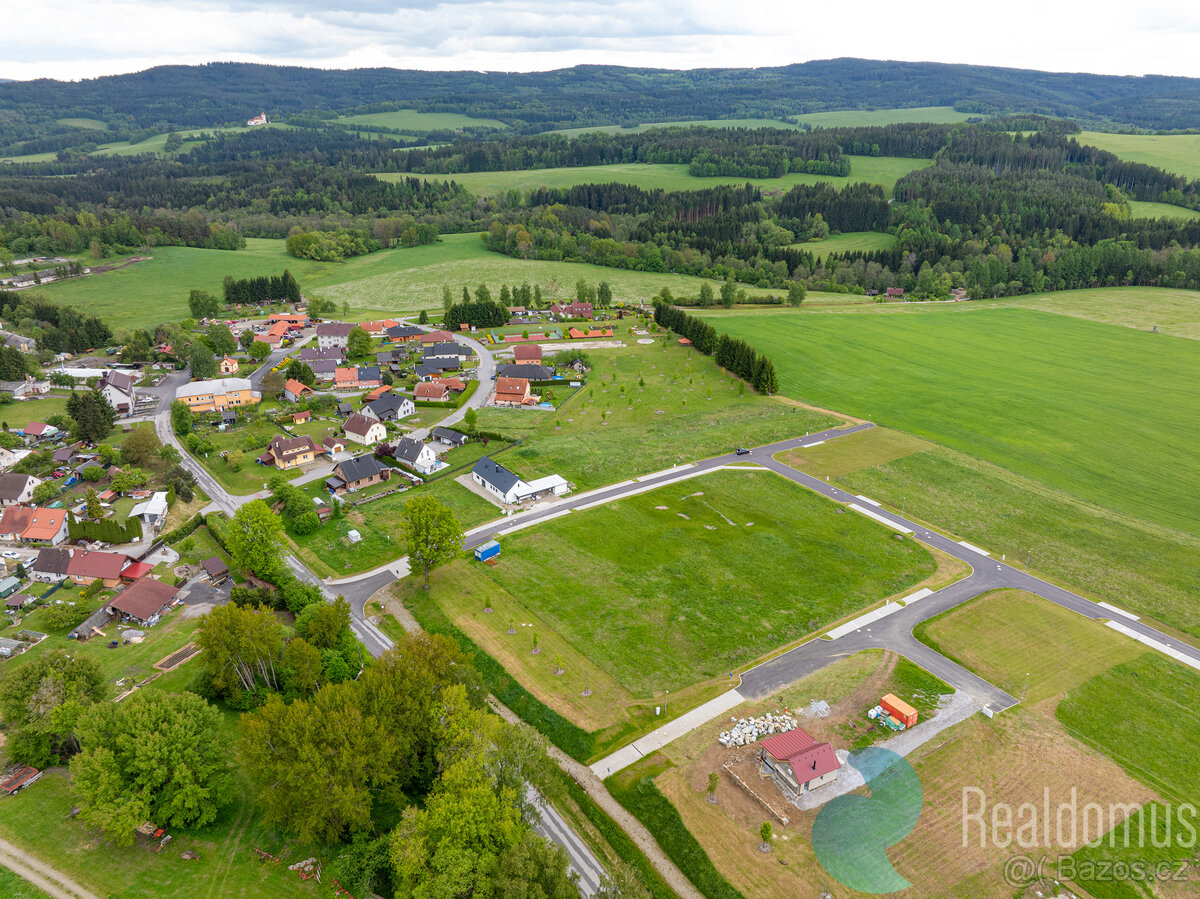 Prodej, pozemek pro bydlení 1242 m², Český Krumlov, Bohdalo