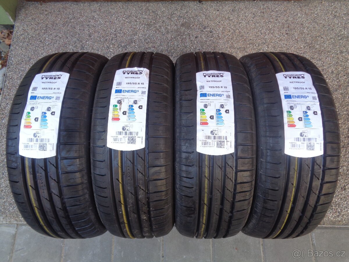 Letní pneu 195/55/15 R15 Nokian - Nové