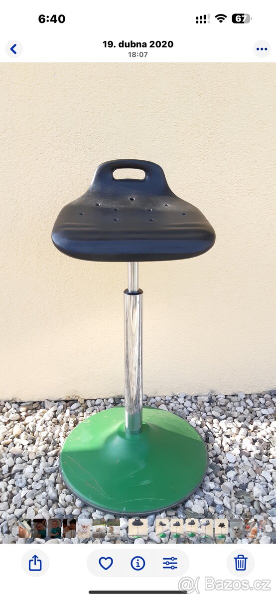 Otočná ergonomická pracovní židle