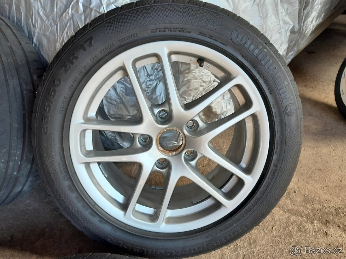 Alu kola Porsche Boxster + pneu 205/55/17 + 235/50/17