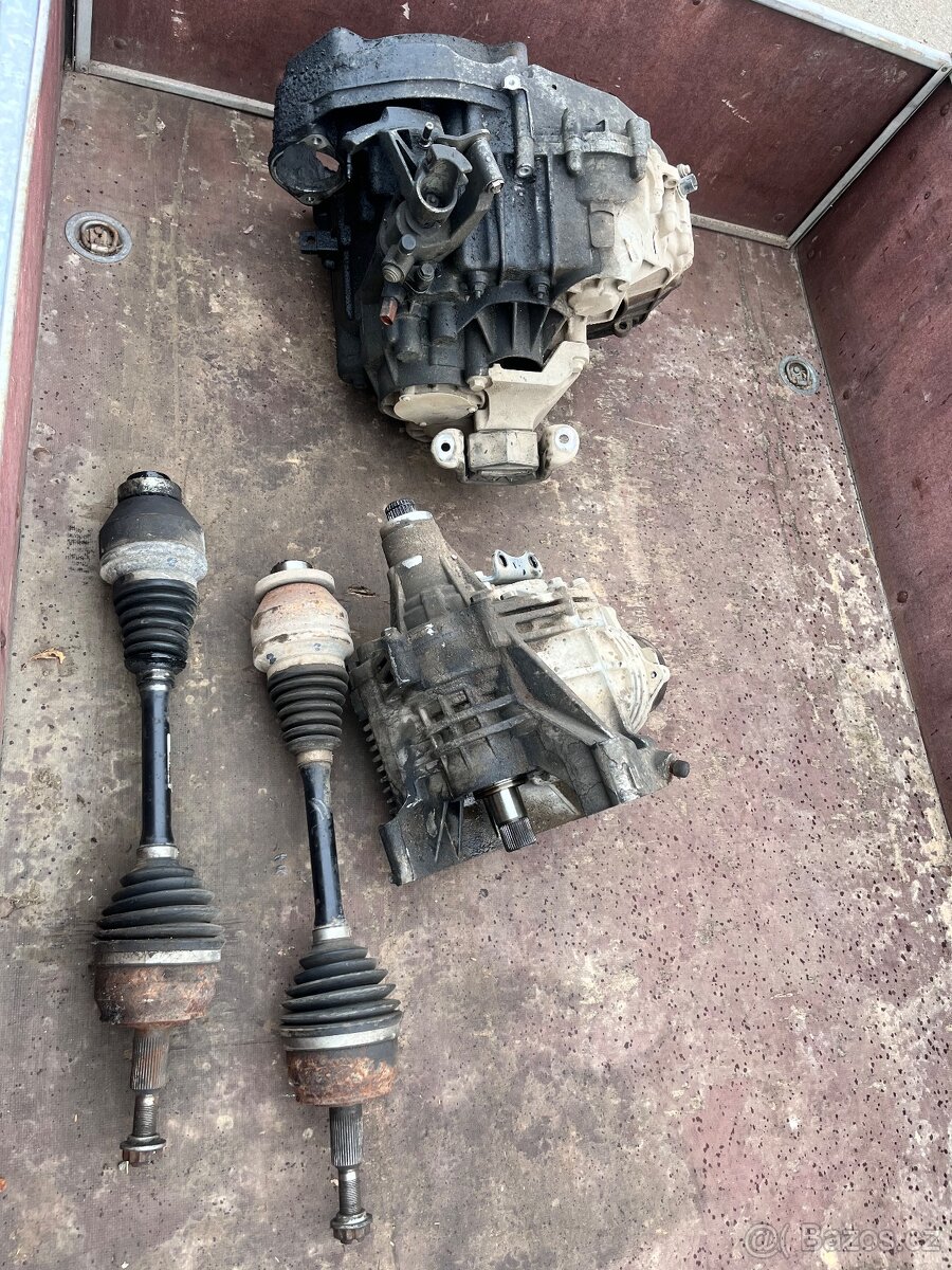 VW T5 2,5 96 KW převodovka+rozvodovka+poloosy
