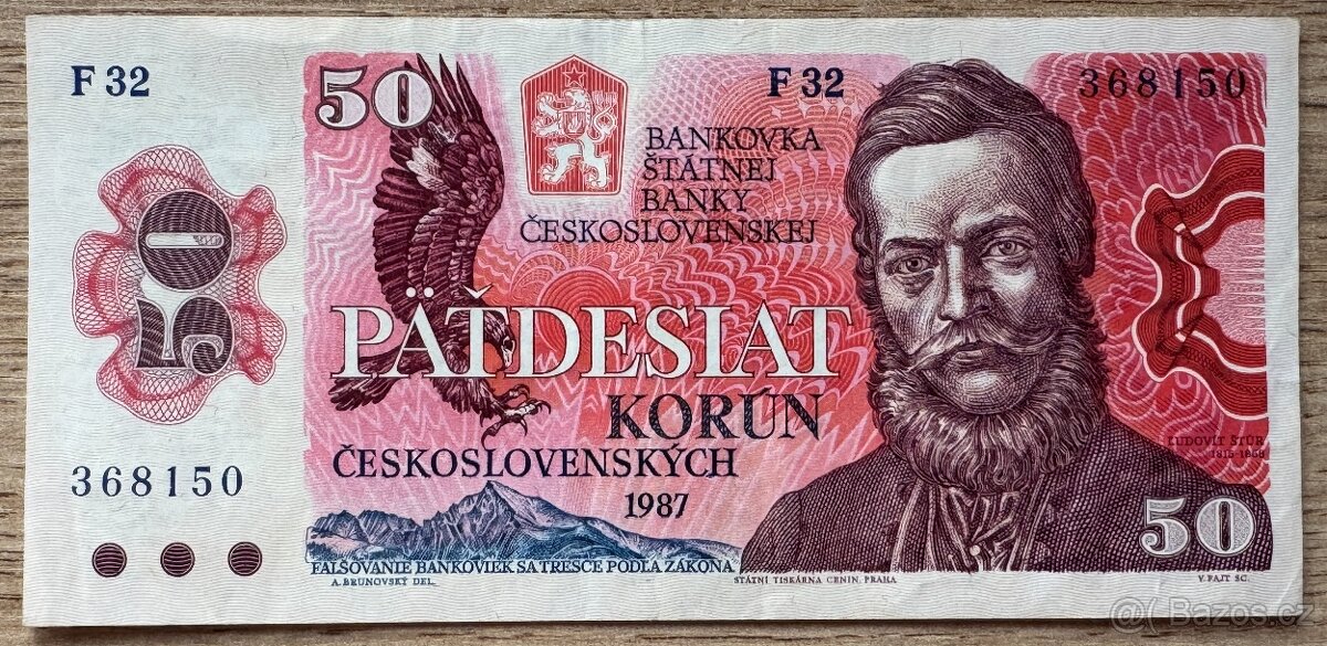 50 Kčs 1987 F32 368150