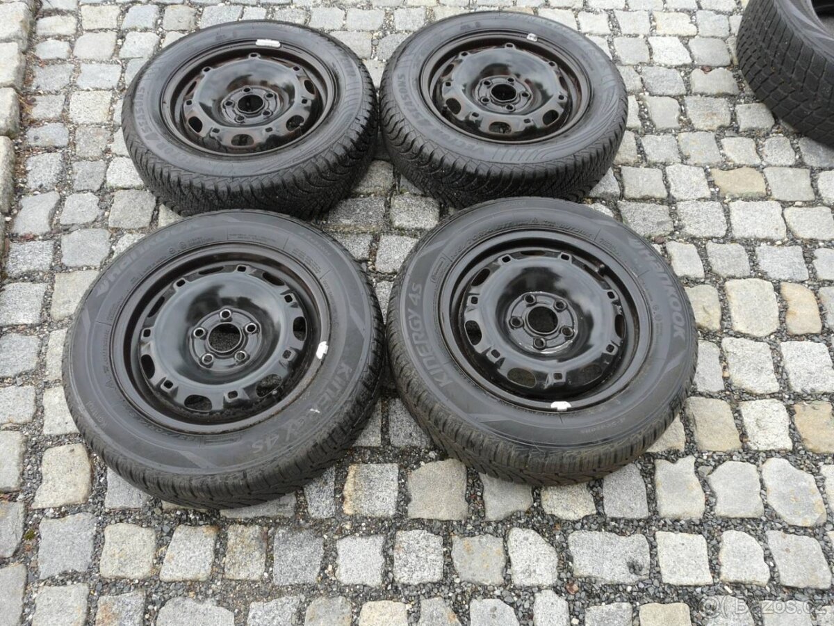 ZIMNÍ PNEU + DISKY VW SEAT 14" ŠKODA 165/70R14
