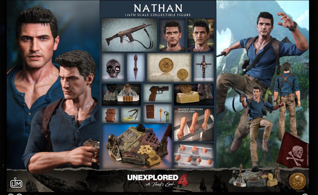 Limtoys 1/6 nathan Drake Uncharted