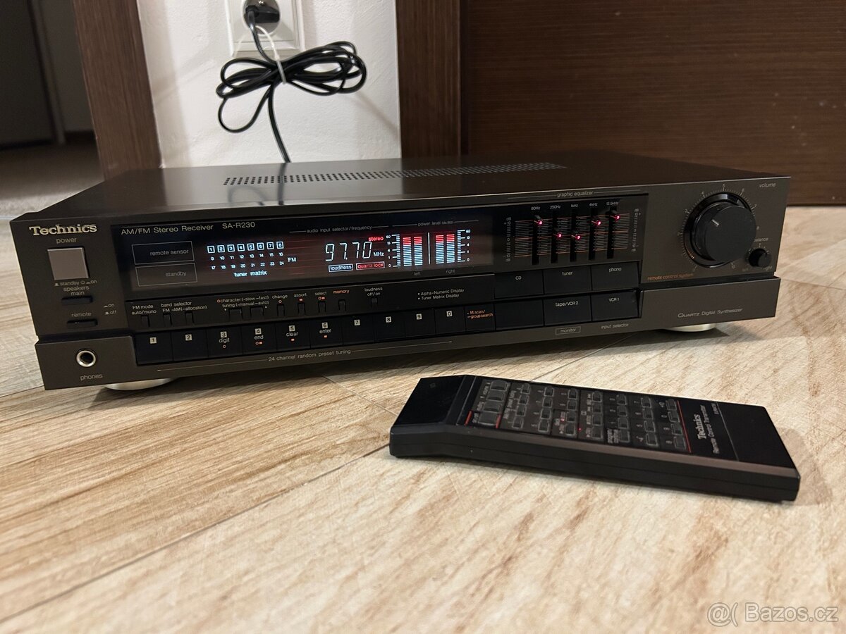 Technics SA-R230 Stereo Receiver FM/AM vč. DO