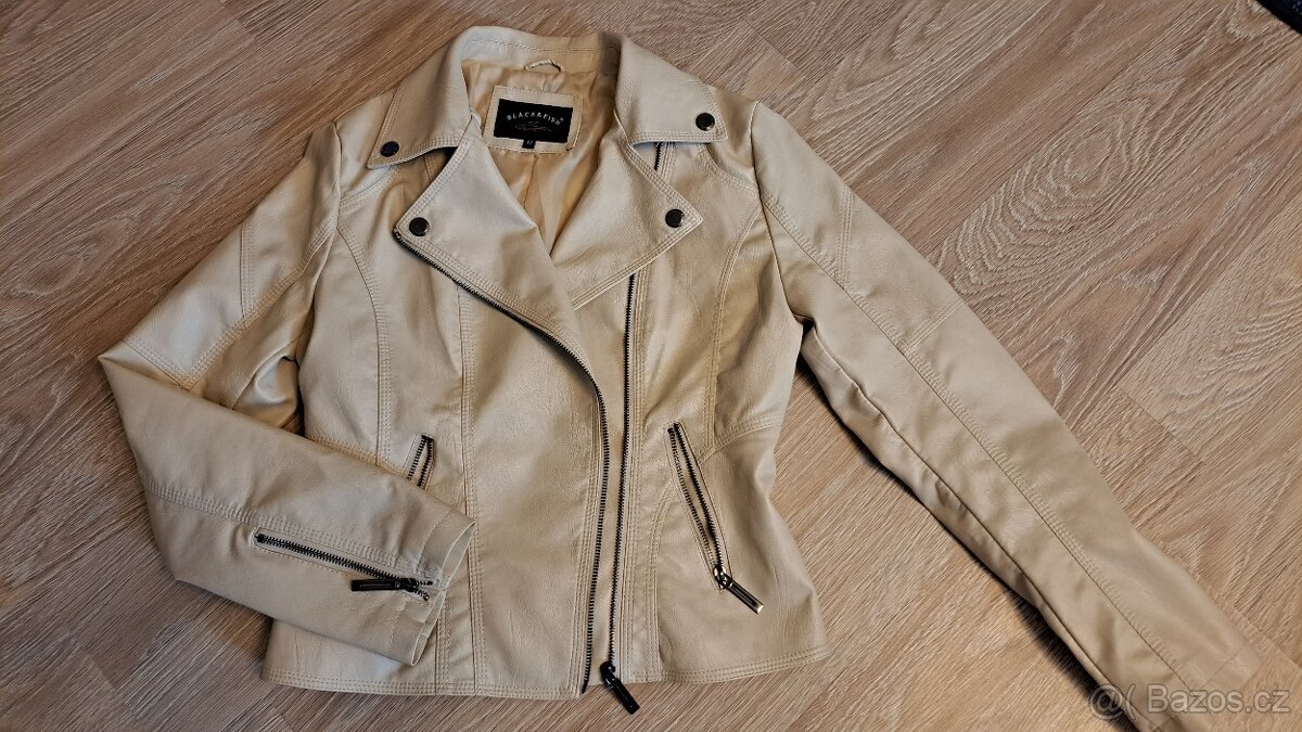 Koženková dámská bundička - vel. M