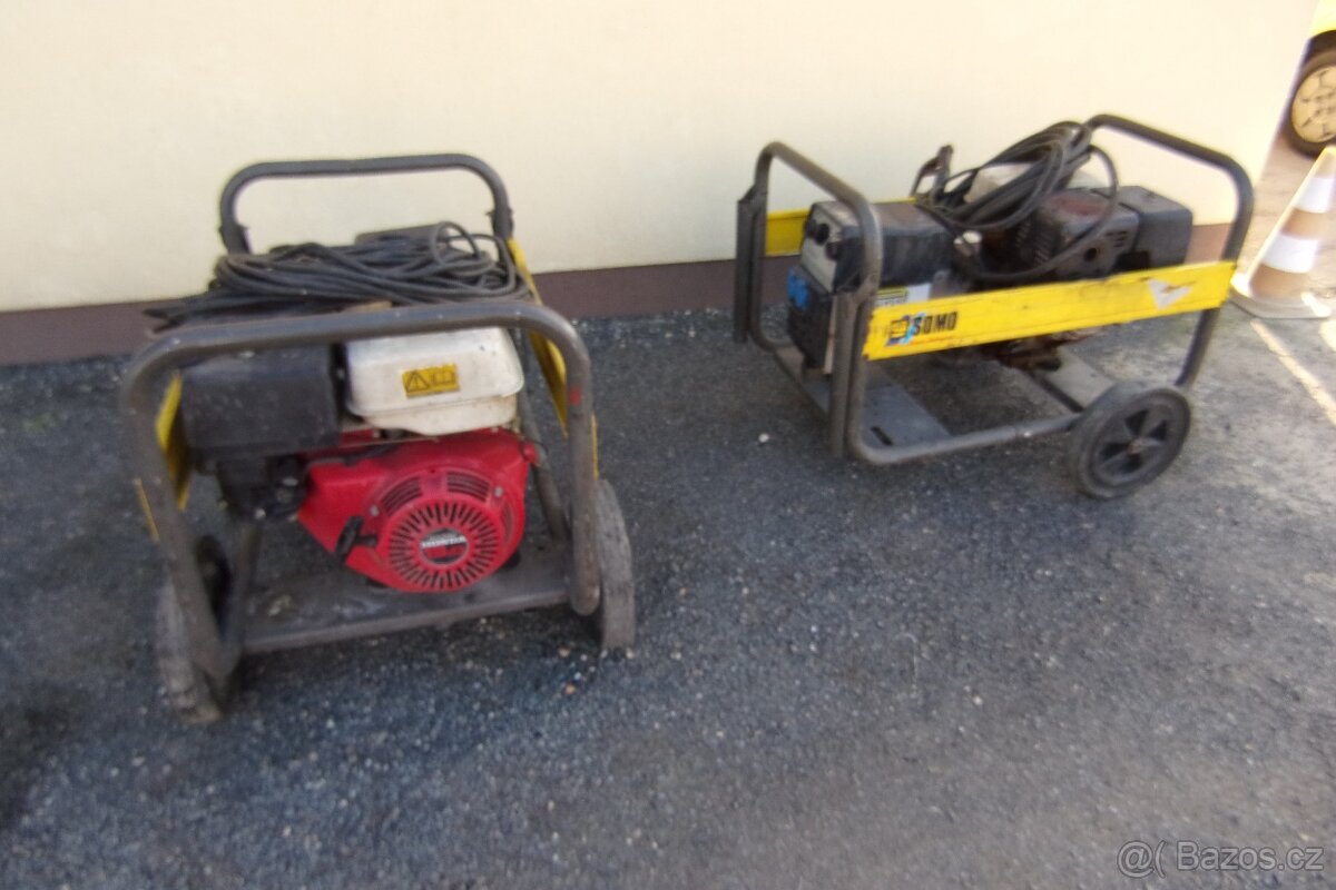 Elektrocentrála se svářečkou