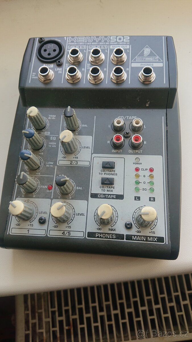 mix pult BEHRINGER xenyx 502