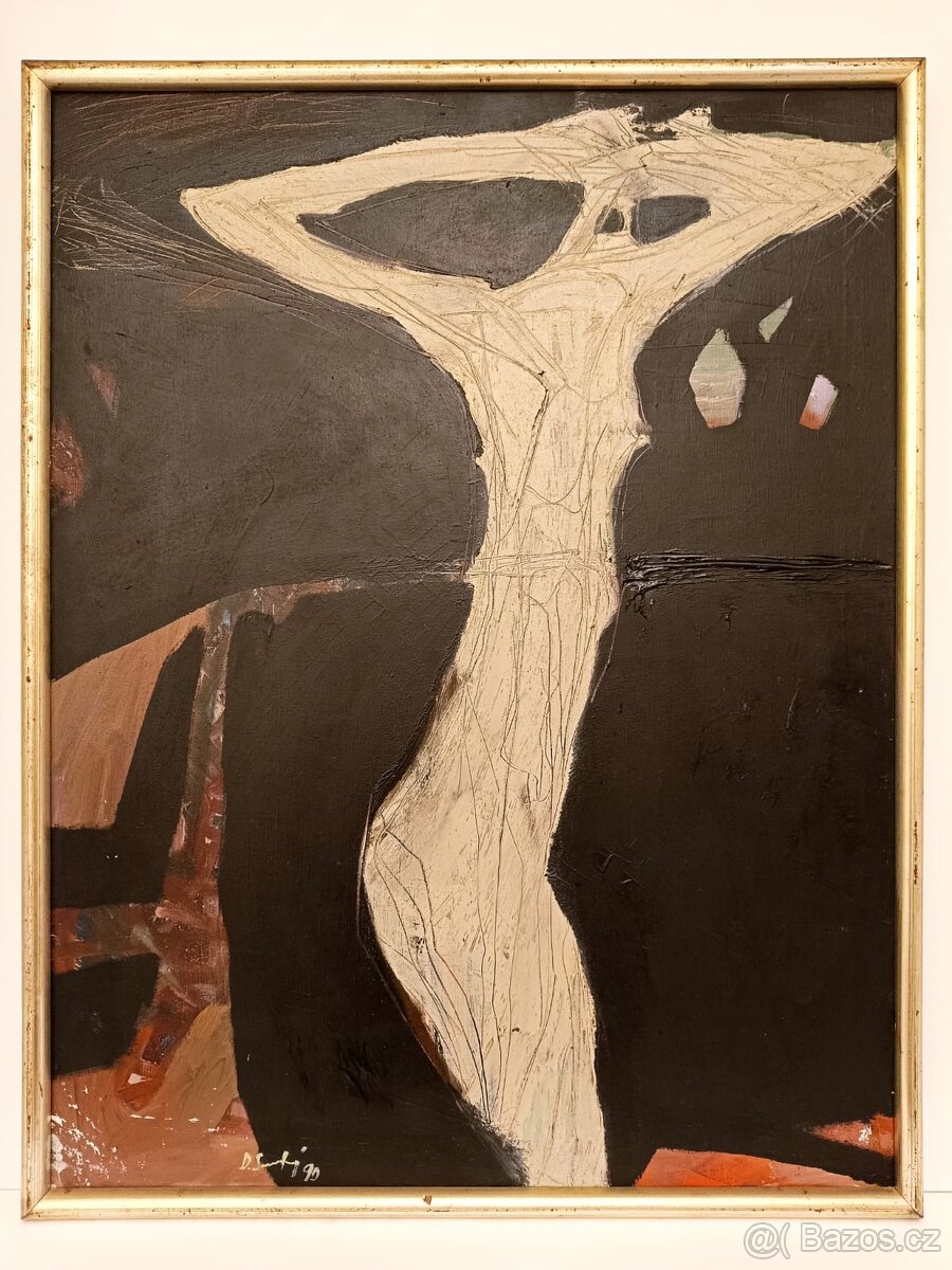 Obraz Dalibor Smutný, Postava, olej plátno 93x72