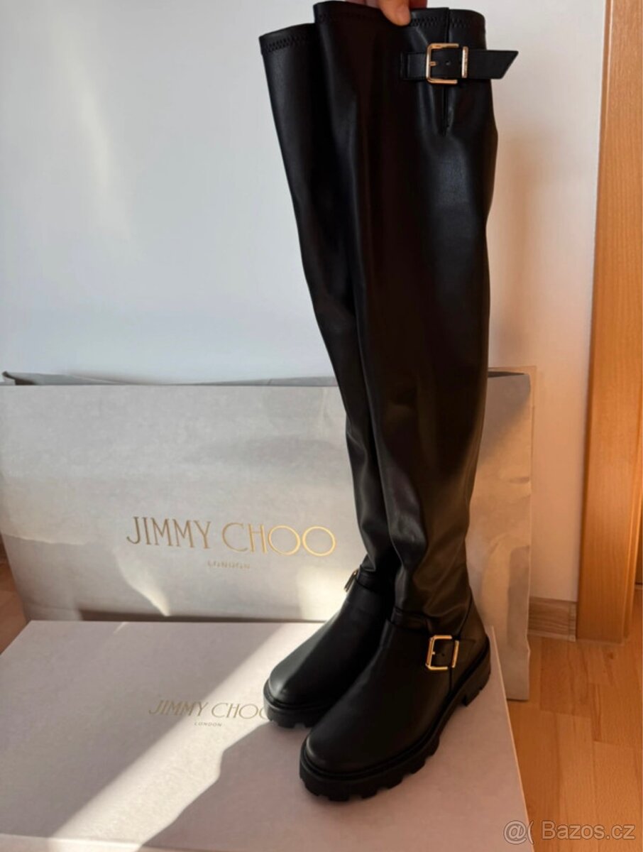 Jimmy Choo Biker Boots - Biker II Over the knee