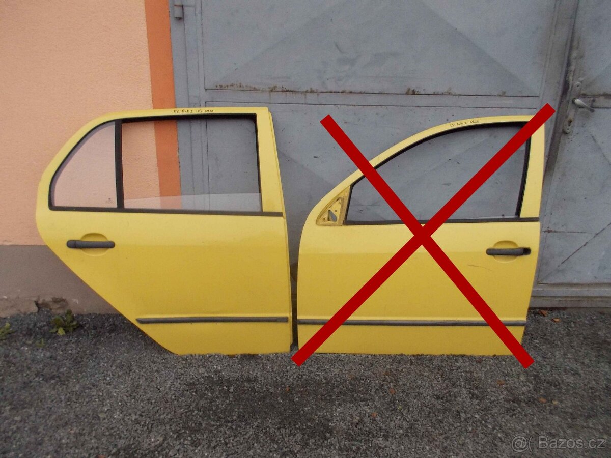 Pravé zadní dveře Fabia HB 6260
