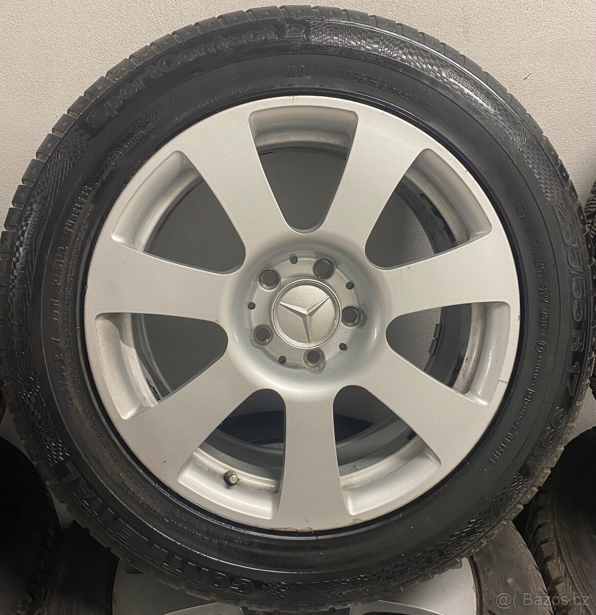 5x112 R17 8J ET43 Mercedes + 235/55 R17 letné