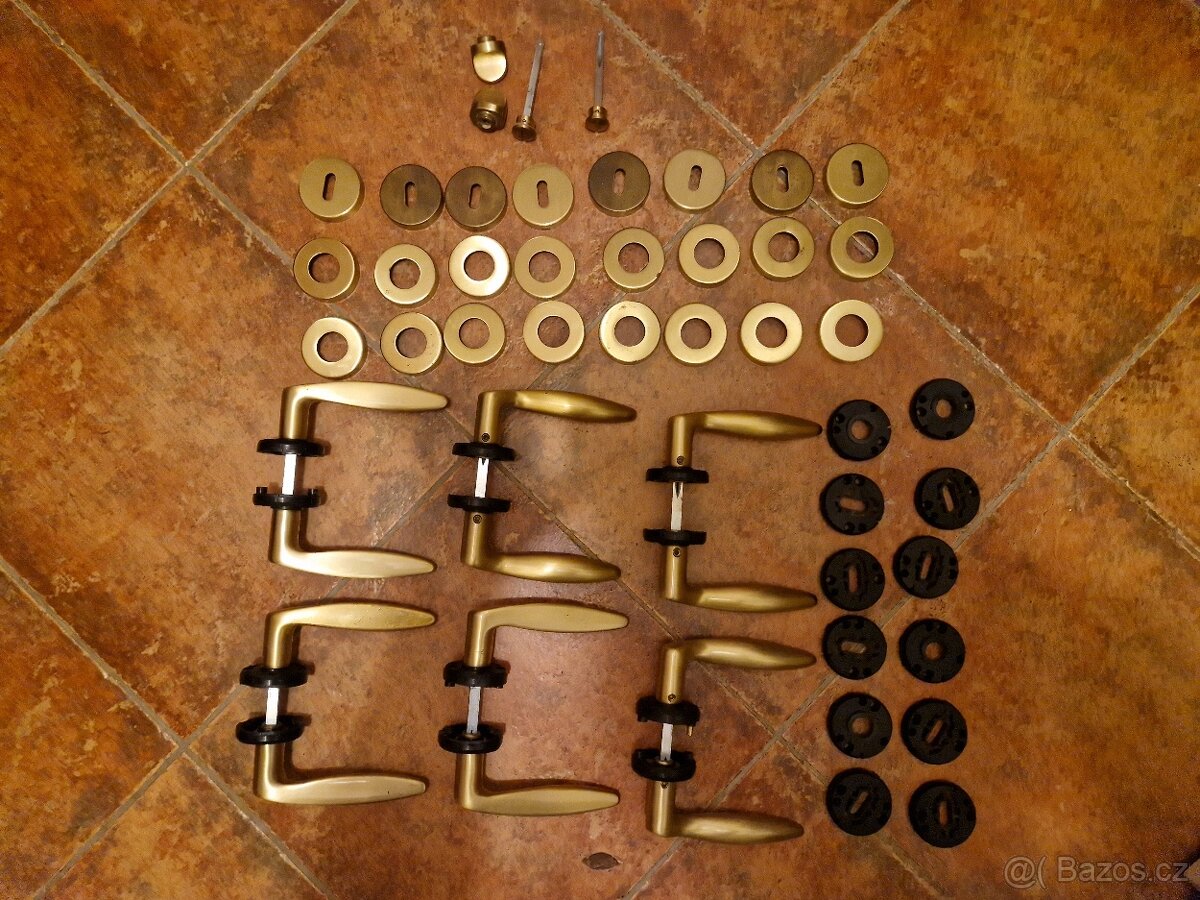 Dveřní kliky 4ks+ 2ks wc / koupelna