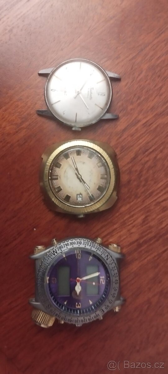 staré hodinky Prim + Vostok