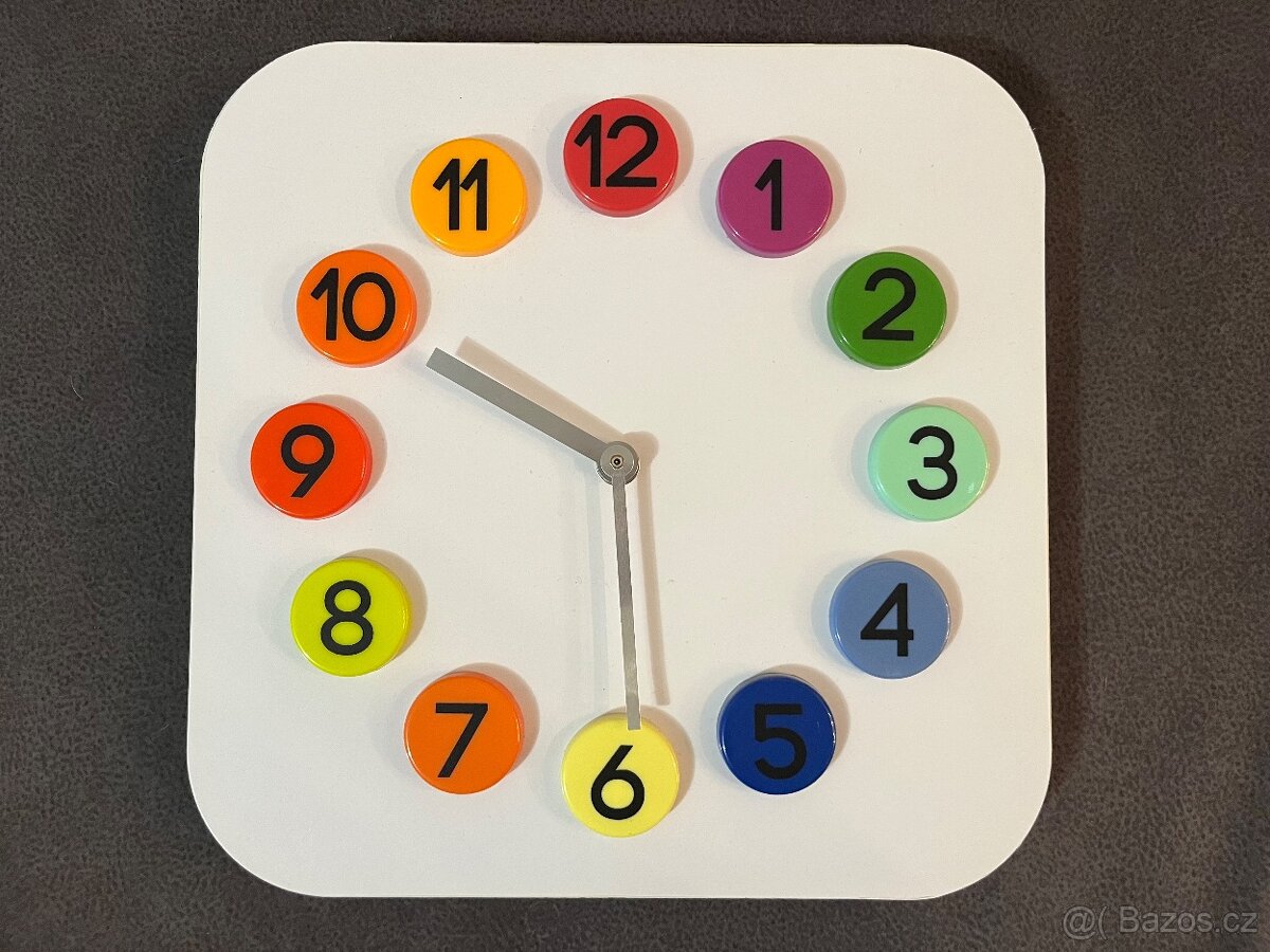 Detske nastenne hodiny Ikea