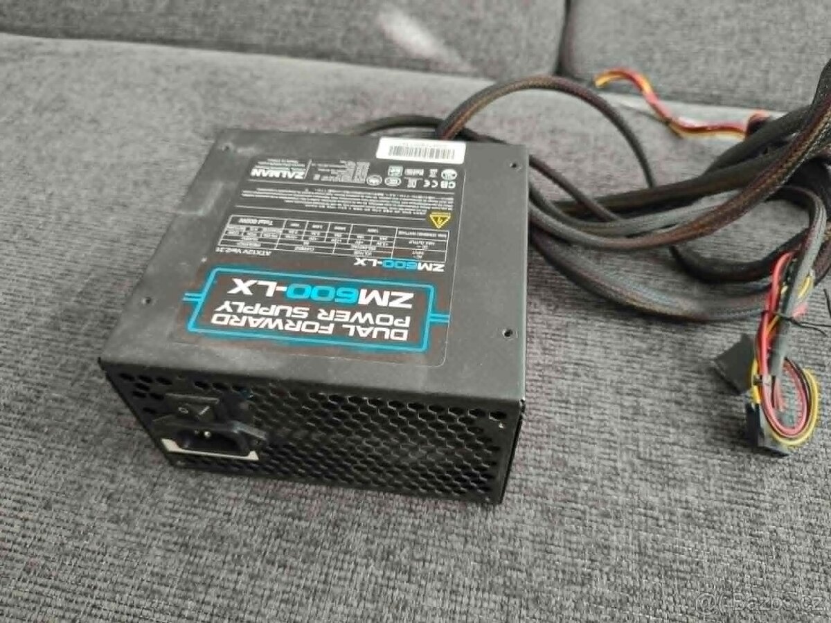 PSU – Zalman ZM600-LX (zdroj)