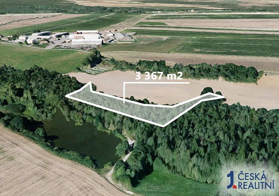 Les 3 367 m², Podíl 50 % o výměře 1 684 m²